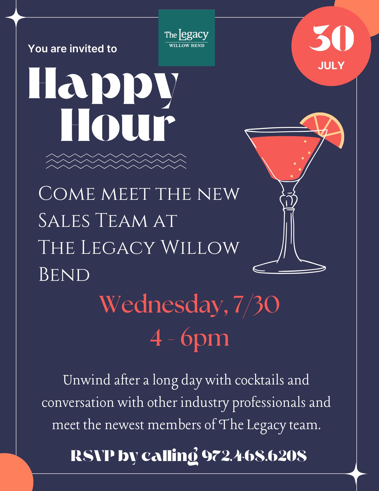 Networking Happy Hour & Tours